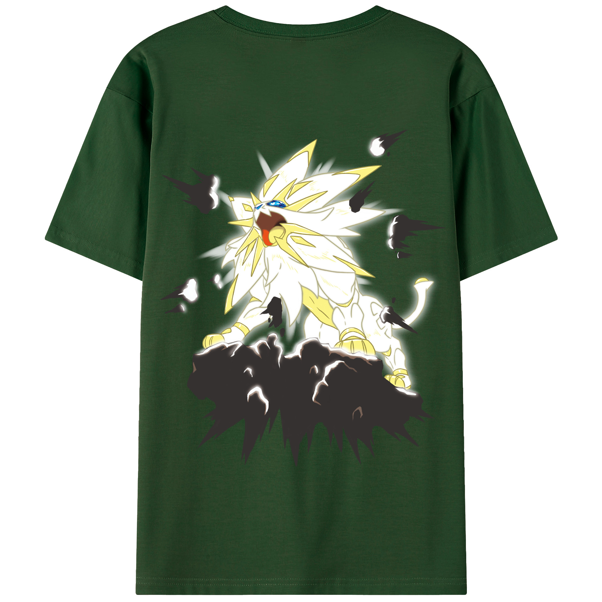 （画像用） ポケットモンスター Pokémon 綿100％半袖Tシャツ（背面プリント）